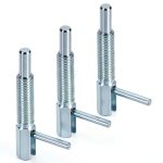 uxcell 3Pcs Retractable Indexing Plunger Pin M6 Steel Telescopic Lock-0
