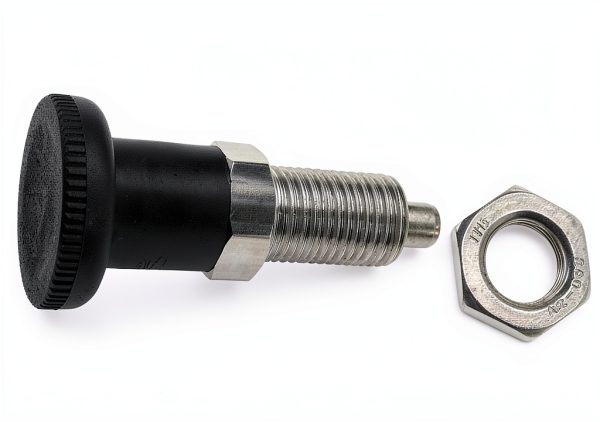 1PCS Push Fit Ball Nose Spring Plunger Stainless Steel Non-Locking Spring Return Knob Plunger M10 Spring Indexing Plunger for Industrial Fastener Automatic Equipment-1