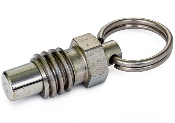 Stainless Steel Stubby Hand Spring Plunger JW Winco 1/4-20 Thread-0