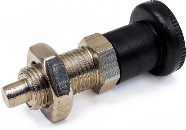 1PCS Push Fit Ball Nose Spring Plunger Stainless Steel Non-Locking Spring Return Knob Plunger M10 Spring Indexing Plunger for Industrial Fastener Automatic Equipment-3