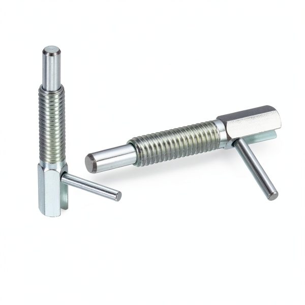 uxcell 3Pcs Retractable Indexing Plunger Pin M6 Steel Telescopic Lock-2