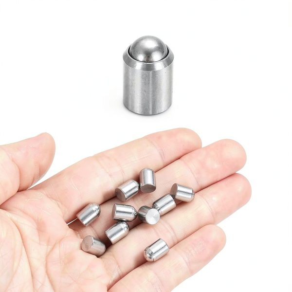 HARFINGTON 10pcs Ball Point Spring Plungers 5x6mm 304 Stainless Steel No Step Positioning Beads Ball Spring Plungers Ball Catch Latch for Door Cupboard Mechanical Devices Furniture-3