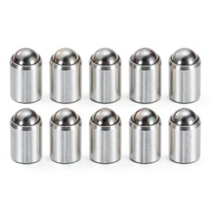 HARFINGTON 10pcs Ball Point Spring Plungers 10x13mm 304 Stainless Steel No Step Positioning Beads Ball Spring Plungers Ball Catch Latch for Door Cupboard Mechanical Devices Furniture-0
