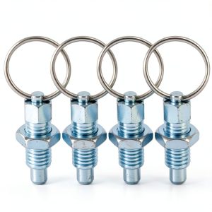 Spring Plunger Bitray Stainless Steel M12‑1.75‑8 Pull Ring Retractable-0