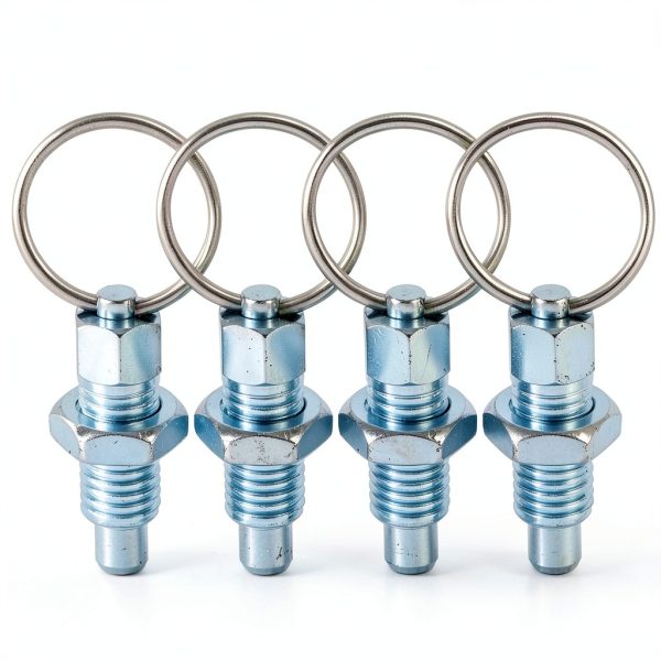 Spring Plunger Bitray Stainless Steel M12‑1.75‑8 Pull Ring Retractable-0