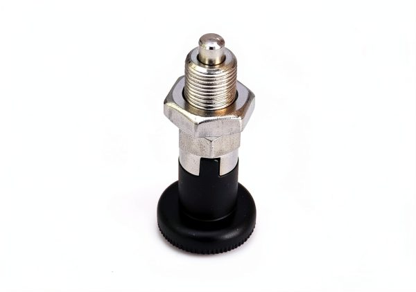 Heyous Stainless Steel Self Locking Knob Plunger M8 Black Spring Pin-3