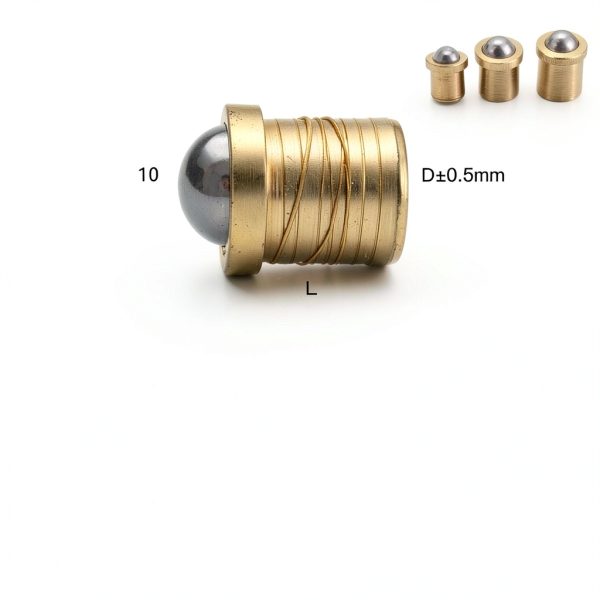HARFINGTON Ball Point Spring Plungers 30pcs Brass Set 2-3-4mm-1