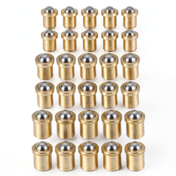 HARFINGTON Ball Point Spring Plungers 30pcs Brass Set 2-3-4mm-0