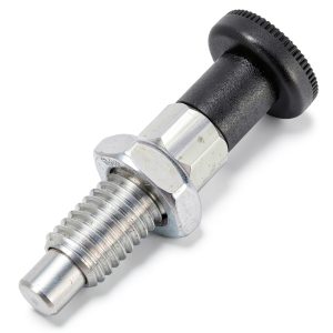 PATIKIL Push Fit Ball Nose Spring Plunger M12x1.75 Steel Retractable-0